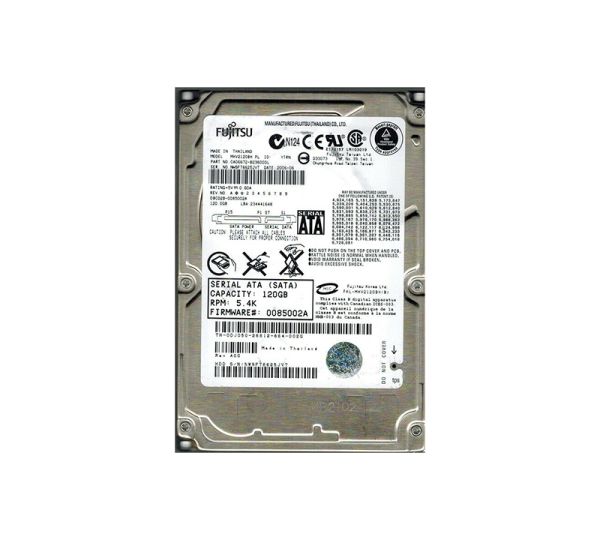 CA06672-B23600DL Fujitsu Mobile 120GB 5400RPM SATA 1.5GB/s 8MB Cache 2.5-inch Hard Drive