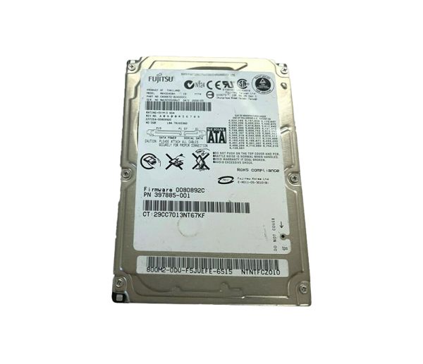 CA06672-B24000C1 Fujitsu Mobile 40GB 5400RPM SATA 1.5GB/s 8MB Cache 2.5-inch Hard Drive