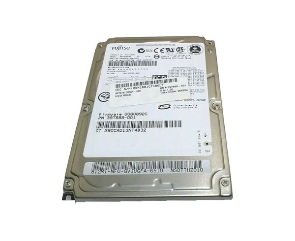 CA06672-B24400C1 Fujitsu Mobile 80GB 5400RPM SATA 1.5GB/s 8MB Cache 2.5-inch Hard Drive