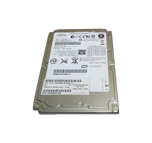 CA06672-B275000T Fujitsu Mobile 100GB 5400RPM SATA 1.5GB/s 8MB Cache 2.5-inch Hard Drive