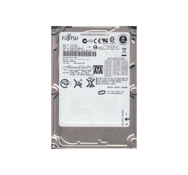 CA06672-B29600SN Fujitsu Mobile 120GB 5400RPM SATA 1.5GB/s 8MB Cache 2.5-inch Hard Drive