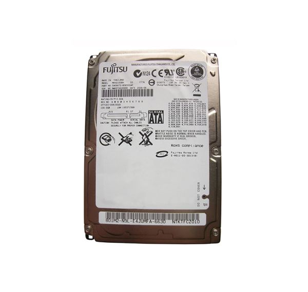 CA06672-B38500AP Fujitsu Mobile 100GB 5400RPM SATA 1.5GB/s 8MB Cache 2.5-inch Hard Drive