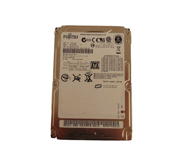 CA06672-B708 Fujitsu Mobile 80GB 5400RPM SATA 1.5GB/s 8MB Cache 2.5-inch Internal Hard Disk Drive