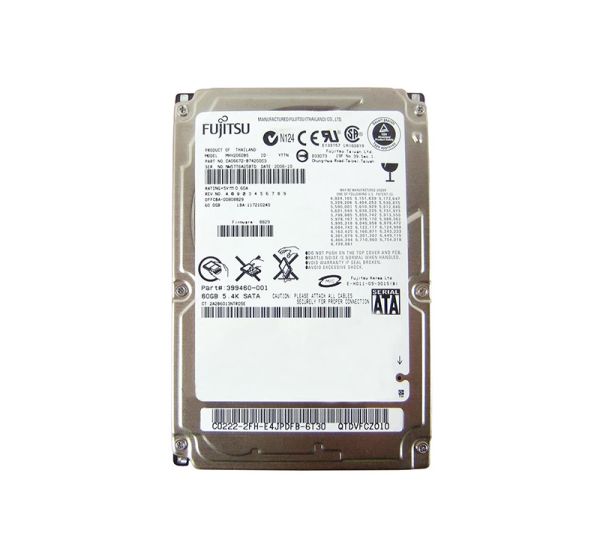 CA06672-B74200C3 Fujitsu Extended Duty Mobile 60GB 5400RPM SATA 1.5GB/s 8MB Cache 2.5-inch Hard Drive