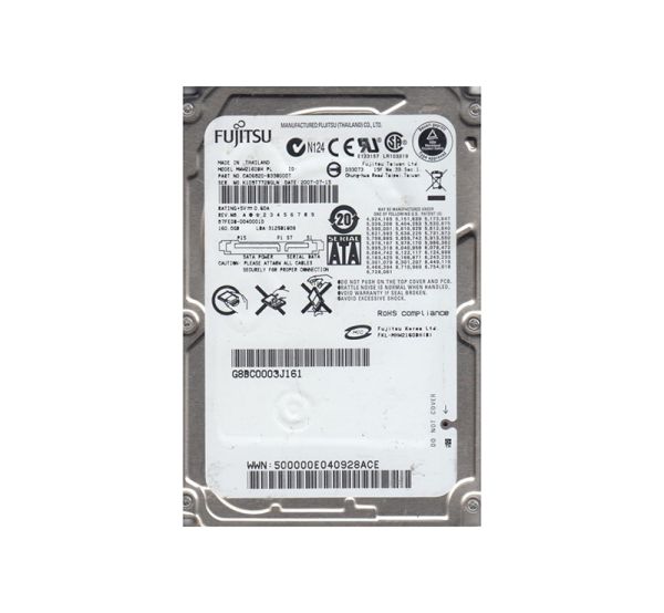 CA06820-B338000T Fujitsu Mobile 160GB 5400RPM SATA 1.5GB/s 8MB Cache 2.5-inch Hard Drive