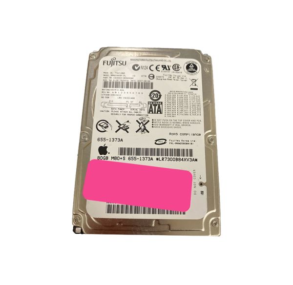 CA06820-B39200AP Fujitsu Mobile 80GB 5400RPM SATA 1.5GB/s 8MB Cache 2.5-inch Hard Drive