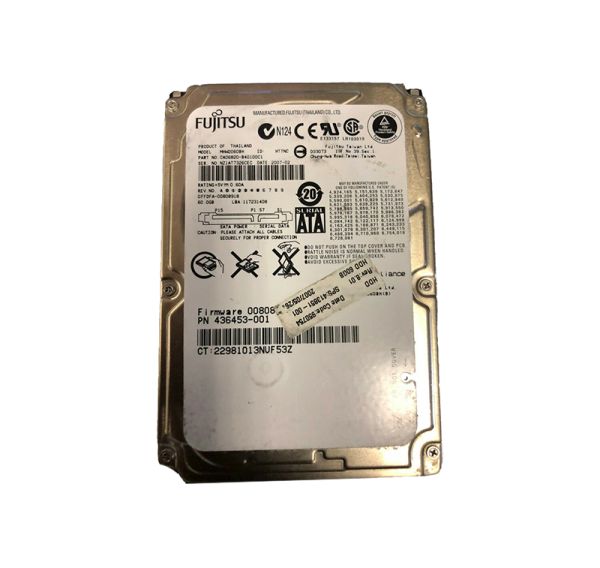 CA06820-B40100C1 Fujitsu Mobile 60GB 5400RPM SATA 1.5GB/s 8MB Cache 2.5-inch Hard Drive