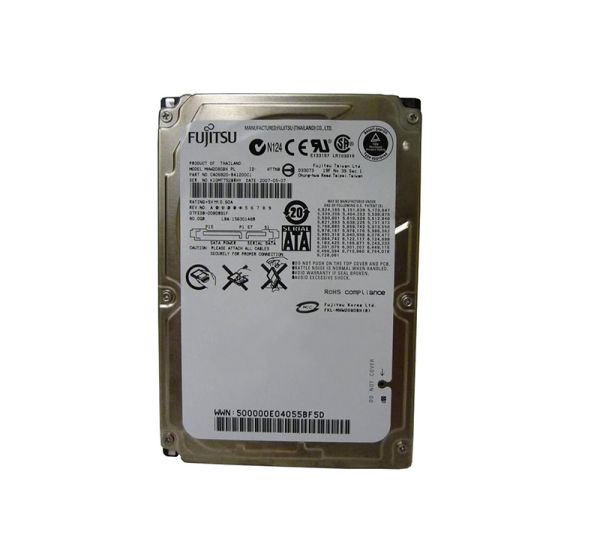 CA06820-B41200C1 Fujitsu Mobile 80GB 5400RPM SATA 1.5GB/s 8MB Cache 2.5-inch Hard Drive