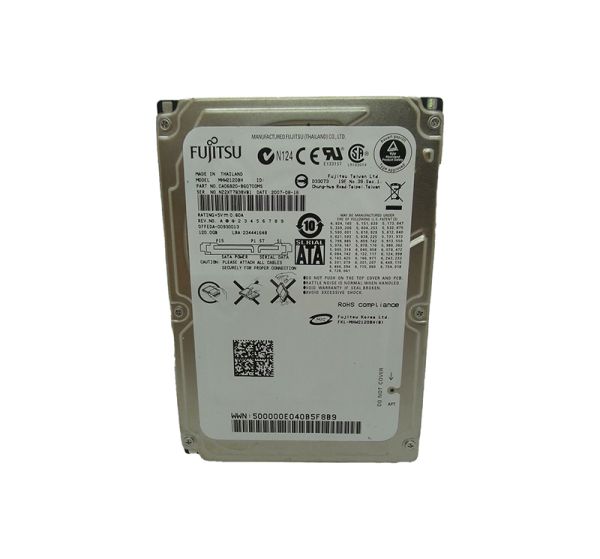 CA06820-B60700MS Fujitsu Mobile 120GB 5400RPM SATA 1.5GB/s 8MB Cache 2.5-inch Hard Drive