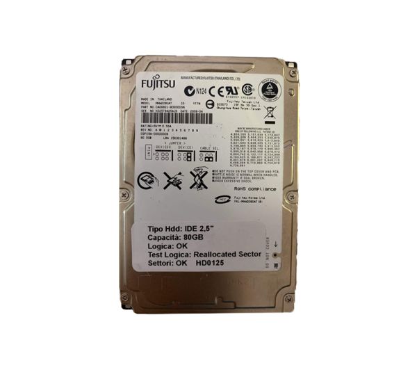 CA06821-B39300SN Fujitsu Mobile 80GB 4200RPM ATA-133 8MB Cache 2.5-inch Hard Drive