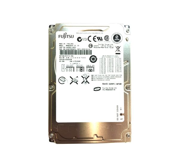CA06821-B402 Fujitsu Mobile 60GB 4200RPM ATA-133 2MB Cache 2.5-inch Hard Drive