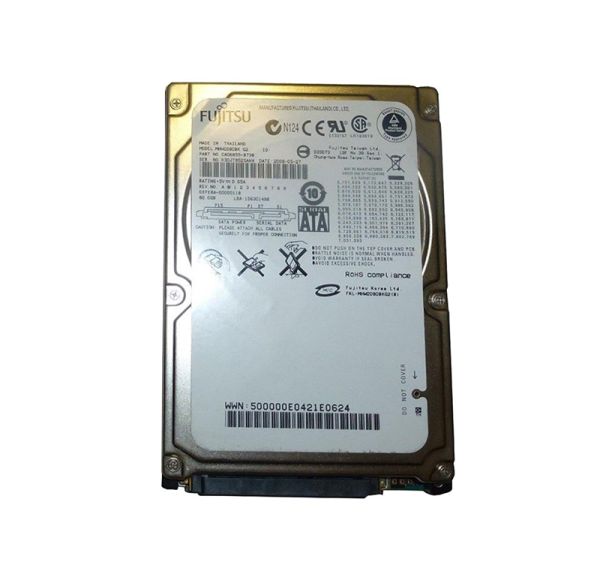CA06855-B738 Fujitsu Mobile 80GB 7200RPM SATA 3GB/s 8MB Cache 2.5-inch Hard Drive