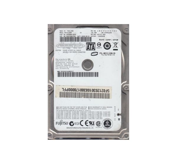 CA06889-B022 Fujitsu Mobile 120GB 5400RPM SATA 1.5GB/s 8MB Cache 2.5-inch Hard Drive