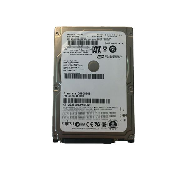 CA06889-B30300C1 Fujitsu Mobile 80GB 5400RPM SATA 1.5GB/s 8MB Cache 2.5-inch Hard Drive