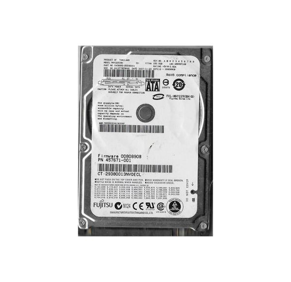 CA06889-B30900C1 Fujitsu Mobile 250GB 5400RPM SATA 1.5GB/s 8MB Cache 2.5-inch Hard Drive