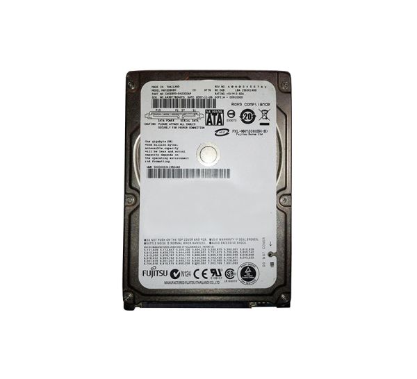 CA06889-B42300AP Fujitsu Mobile 80GB 5400RPM SATA 1.5GB/s 8MB Cache 2.5-inch Hard Drive