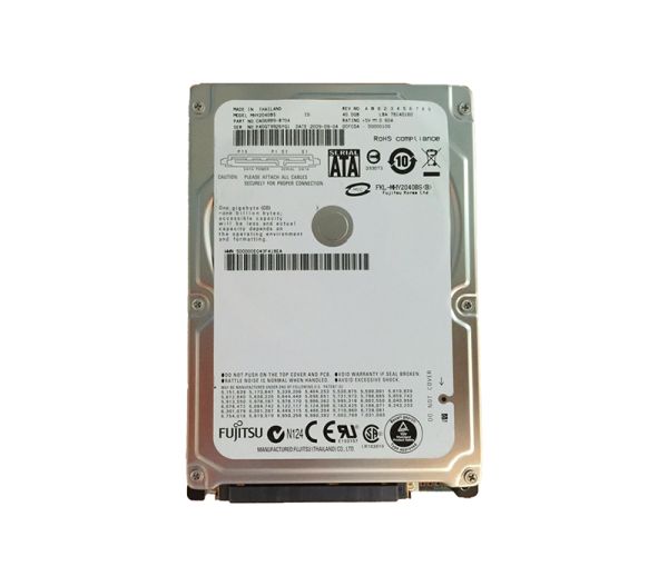 CA06889-B704 Fujitsu Mobile 40GB 5400RPM SATA 1.5GB/s 8MB Cache 2.5-inch Internal Hard Disk Drive