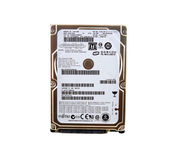 CA06889-B79500C3 Fujitsu Mobile 120GB 5400RPM SATA 1.5GB/s 8MB Cache 2.5-inch Hard Drive