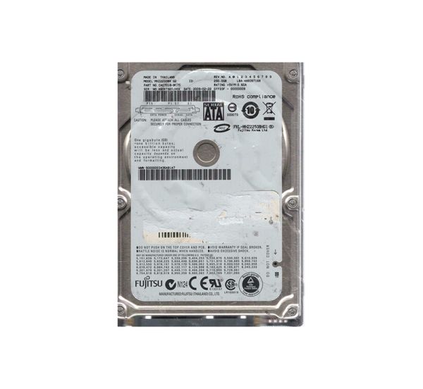 CA07018-B075 Fujitsu 250GB 5400RPM SATA 3Gb/s 8MB Cache 2.5-inch Hard Drive