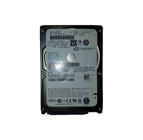CA07018-B30700DL Fujitsu Mobile 250GB 5400RPM SATA 3GB/s 8MB Cache 2.5-inch Hard Drive