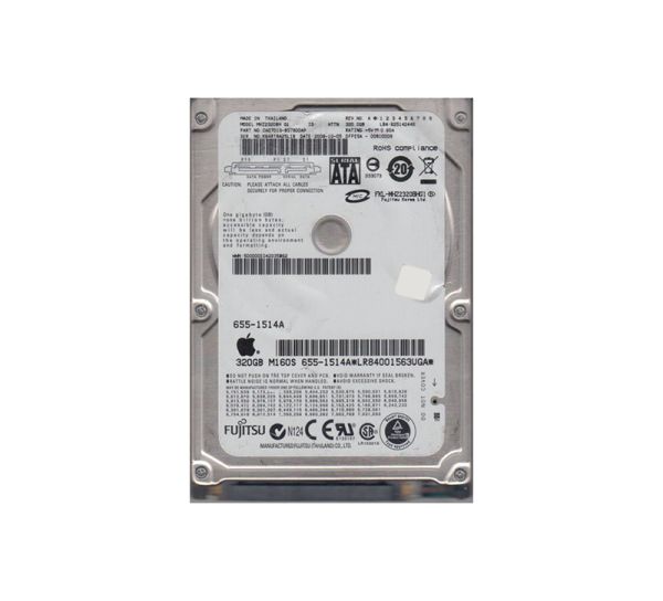 CA07018-B57800AP Fujitsu Mobile 320GB 5400RPM SATA 3GB/s 8MB Cache 2.5-inch Hard Drive