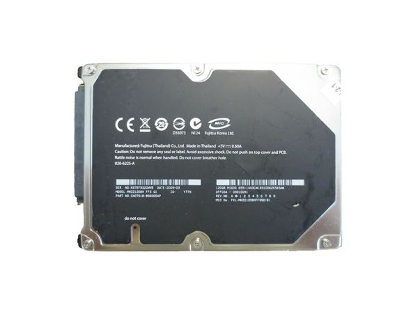 CA07018-B68300AP Fujitsu Mobile 120GB 5400RPM SATA 3GB/s 8MB Cache 2.5-inch Hard Drive
