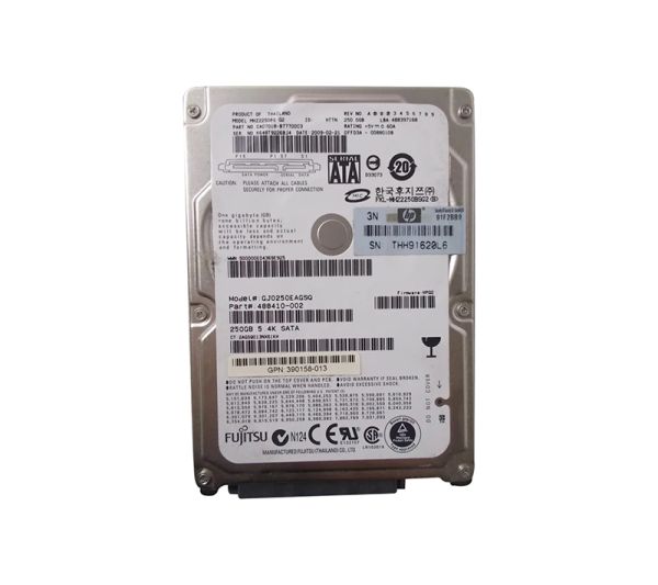 CA07018-B77700C3 Fujitsu Extended Duty Mobile 250GB 5400RPM SATA 3GB/s 8MB Cache 2.5-inch Hard Drive