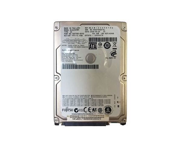 CA07083-B332 Fujitsu Mobile 320GB 5400RPM SATA 3GB/s 8MB Cache 2.5-inch Hard Drive