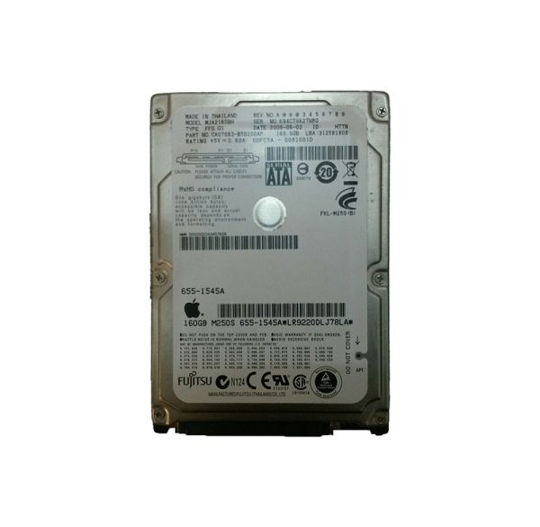 CA07083-B50200AP Fujitsu Mobile 160GB 5400RPM SATA 3GB/s 8MB Cache 2.5-inch Hard Drive