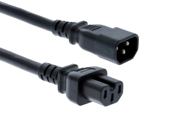 CAB-C15-CBN= Cisco Cabinet Jumper 250 VAC 13A 2.3ft C14-C15 Connectors Power Cord for Catalyst 9000 Switch Series