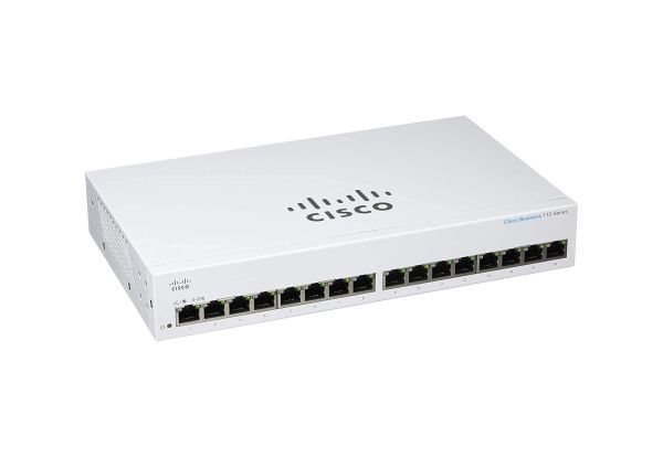 CBS110-16T Cisco Business 110 Series 16 x Ports 10/100/1000Base-T Layer 2 Unmanaged Rack-mountable Gigabit Ethernet Switch