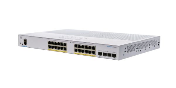 CBS250-24P-4X-NA Cisco Business 250 Series CBS250-24P-4X 24 x Ports PoE+ 1000Base-T + 4 x Ports SFP+ Layer 3 Managed 1U Rack-Mountable Gigabit Ethernet Network Smart Switch