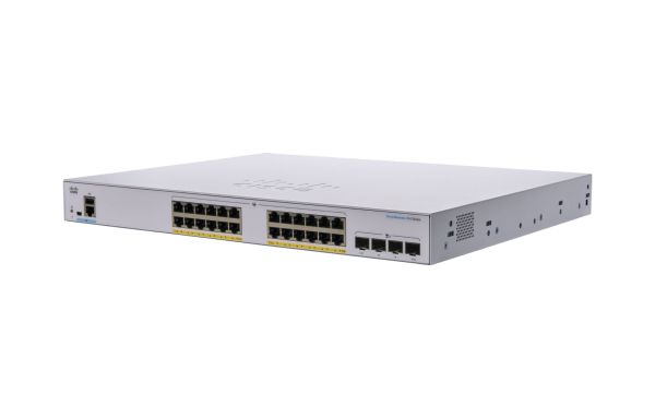 CBS250-24T-4X Cisco Business 250 Series 24 x Ports 1000Base-T + 4 x Ports SFP+ Rack-mountable Layer 3 Managed Gigabit Ethernet Smart Switch