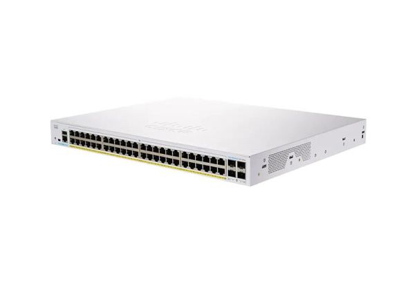 CBS250-48PP-4G-NA Cisco Business 250 Series CBS250-48PP-4G 48 x Ports PoE+ 1000Base-T + 4 x Ports SFP Layer 3 Managed 1U Rack-Mountable Gigabit Ethernet Network Smart Switch