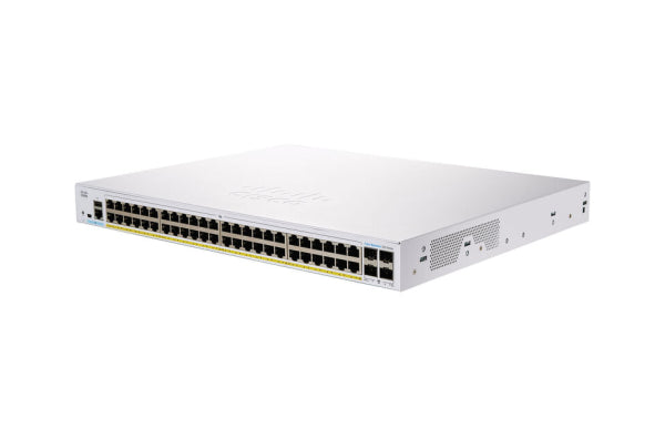 CBS250-48PP-4G Cisco Business 250 Series CBS250-48PP 48 x Ports 10/100/1000 PoE+ + 4 x Ports Gigabit SFP Rack-Mountable Layer 3 Managed Gigabit Ethernet Network Switch