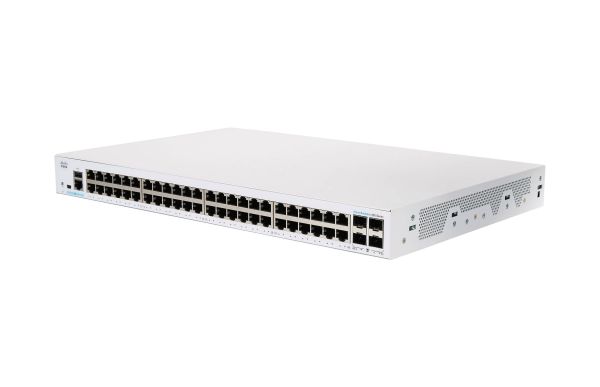 CBS250-48T-4G Cisco Business 250 Series CBS250-48T 48 x Ports 10/100/1000 + 4 x Ports 1 Gigabit SFP Rack-Mountable Layer 3 Managed Gigabit Ethernet Network Switch