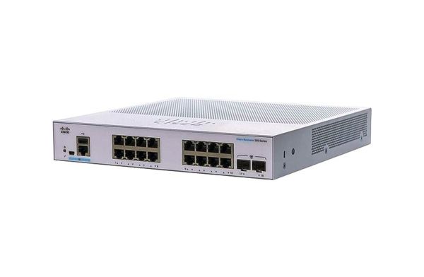 CBS350-16T-2G-NA Cisco Business 16 x Ports 10/100/1000Base-T + 2 x SFP Layer 2 Managed Gigabit Ethernet Network Switch