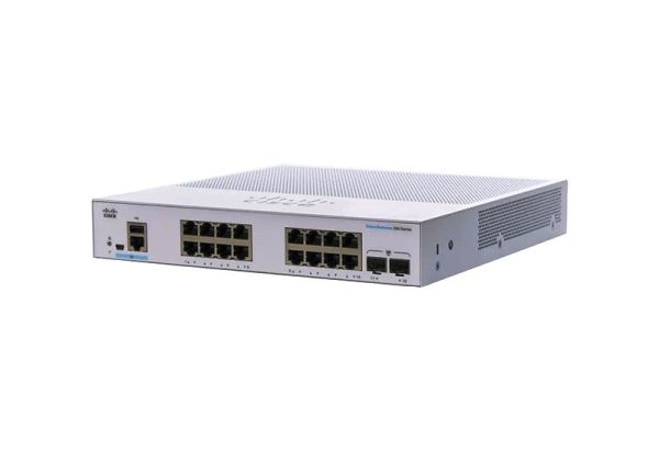 CBS350-16T-E-2G-NA Cisco Business 16 x Ports 10/100/1000Base-T + 2 x SFP Layer 2 Managed Gigabit Ethernet Network Switch