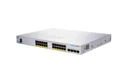 CBS350-24P-4G-NA Cisco Business 350 24 x Ports PoE+ 10/100/1000Base-T + 4 x SFP Ports Layer 2 Managed Rack-mountable Gigabit Ethernet Switch