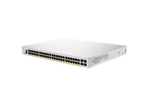 CBS350-48P-4G Cisco Business 350 Series CBS350-48P-4G 48 x Ports 10/100/1000Base-T PoE+ + 4 x Ports Gigabit SFP Rack-Mountable Layer 3 Managed Gigabit Ethernet Network Switch