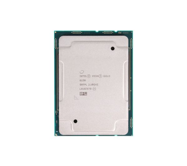 CD8069504283104 Intel Xeon Gold 6238 Docosa-core (22 Core) 2.10GHz 30.25MB L3 Cache Socket FCLGA3647 Processor