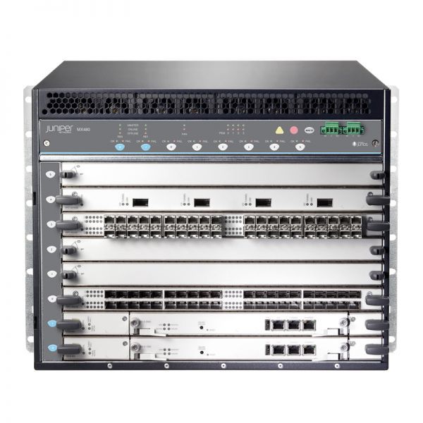 CHAS-BP3-MX480-S Juniper MX480 8 Slots Rack-mountable Router Chassis