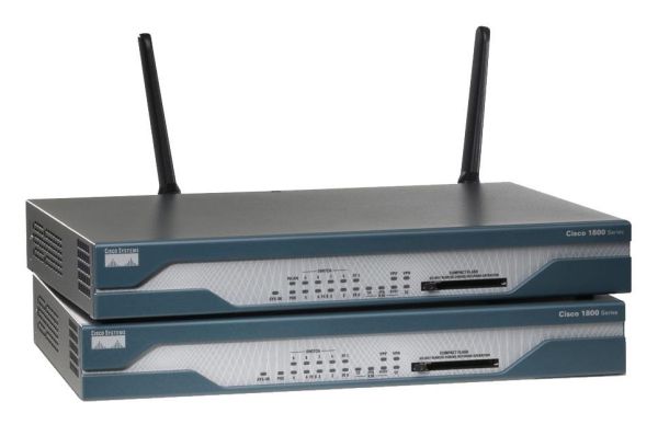 CISCO1811W-AG-C/K9 Cisco Security Router 802.11a+g Compliant with Analog backup