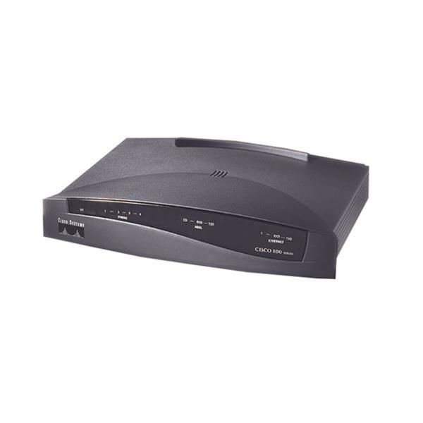 CISCO827-4V Cisco 827-4V 1 X 10Base-T LAN, 1 X ADSL WAN, 4 X WAN Stackable Router