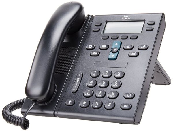 CP-6941-CL-K9-RF Cisco Unified 6900 Series 6941 2 x Ports 10/100Base-TX Charcoal Wall-mountable IP Phone