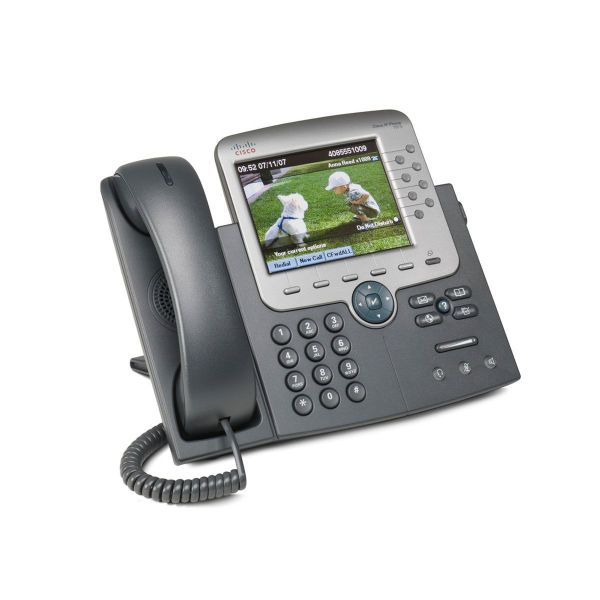 CP-7975G-RF Cisco Unified 7900 Series 7975G 2 x Ports 1000Base-T Wall-mountable IP Phone