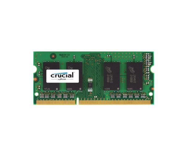 CT102472BF160B Crucial Technology 8GB DDR3-1600MHz PC3-12800 ECC Unbuffered CL11 204-Pin SoDimm 1.35V Low Voltage Dual Rank Memory Module