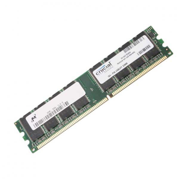 CT12864Z335.K16TKY Crucial Technology 1GB DDR-333MHz PC2700 non-ECC Unbuffered CL2 184-Pin DIMM 2.5V Memory Module