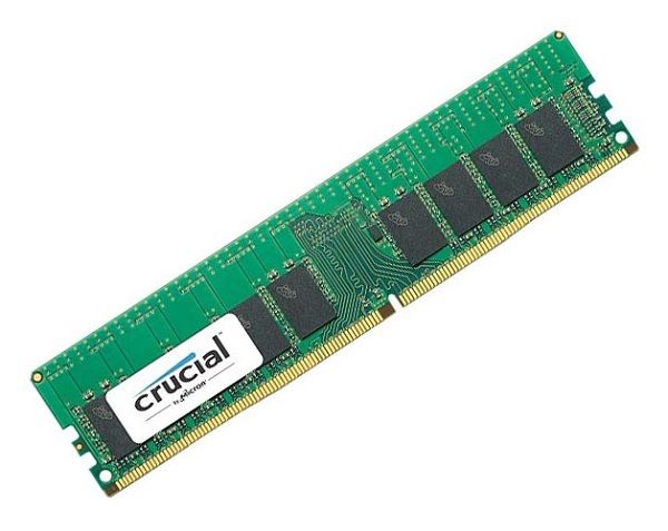 CT16G4RFD8266 Crucial Technology 16GB DDR4-2666MHz PC4-21300 ECC Registered CL19 288-Pin RDIMM 1.2V Dual Rank Memory Module