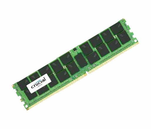 CT16G4VFS4266 Crucial Technology 16GB DDR4-2666MHz PC4-21300 ECC Registered CL19 288-Pin DIMM Single 1.2V Rank Memory Module